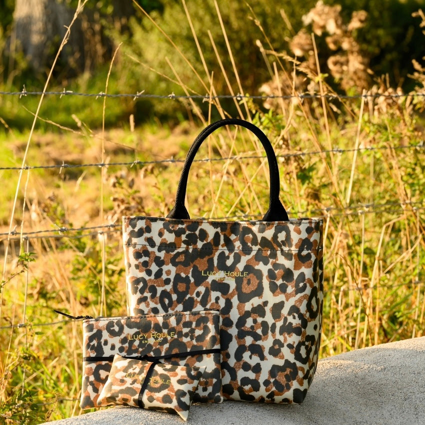 Limited Edition Leopard Print Pocket Tissue Holder