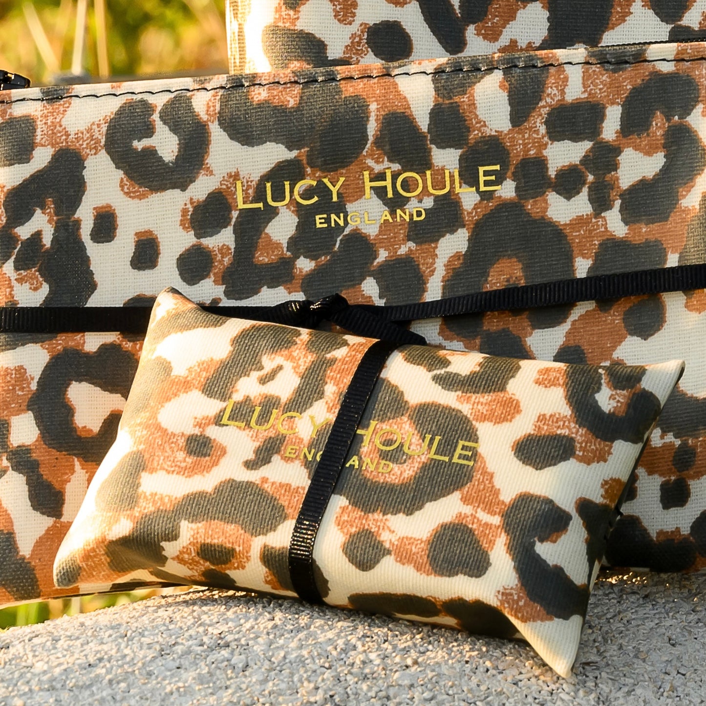 Limited Edition Leopard Print Pocket Tissue Holder