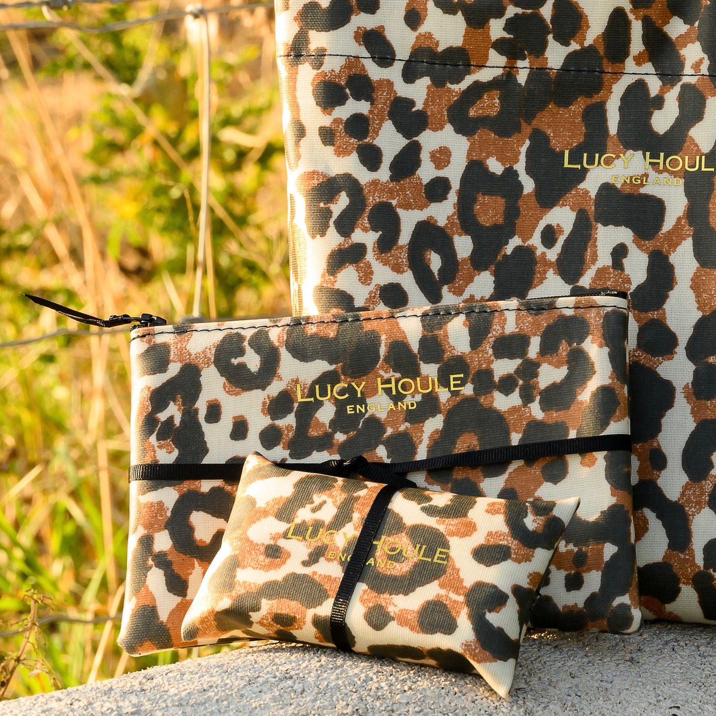 Limited Edition Leopard Print Pocket Tissue Holder