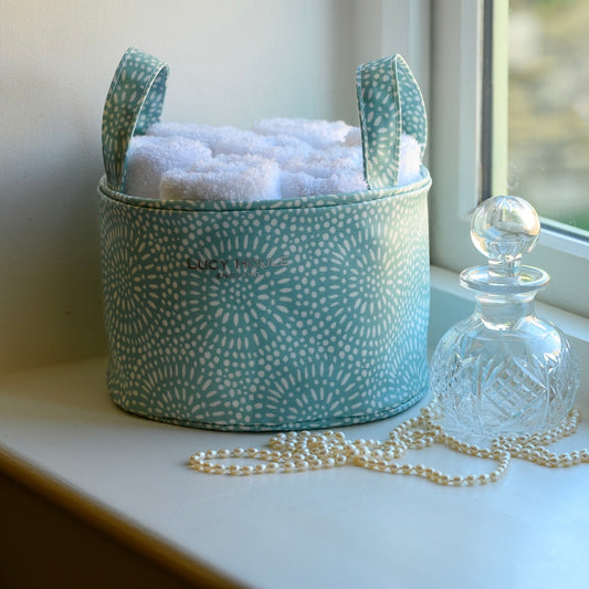 Aqua Sunburst Small Tidy