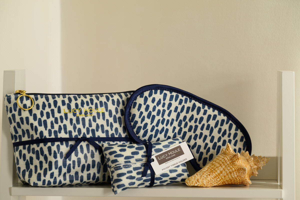 Navy Cobblestone Weekend Away Gift Set