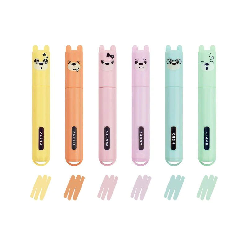 Pastel Teddy Highlighters