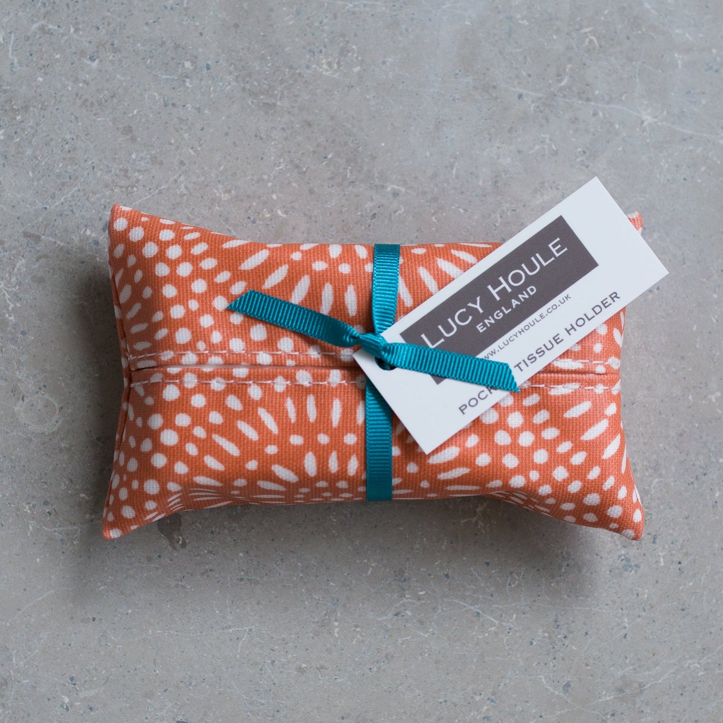Amber Sunburst Pocket Tissue Holder