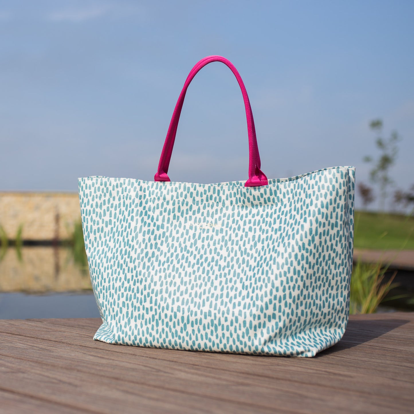 Aqua Cobblestone Extra Large Bag