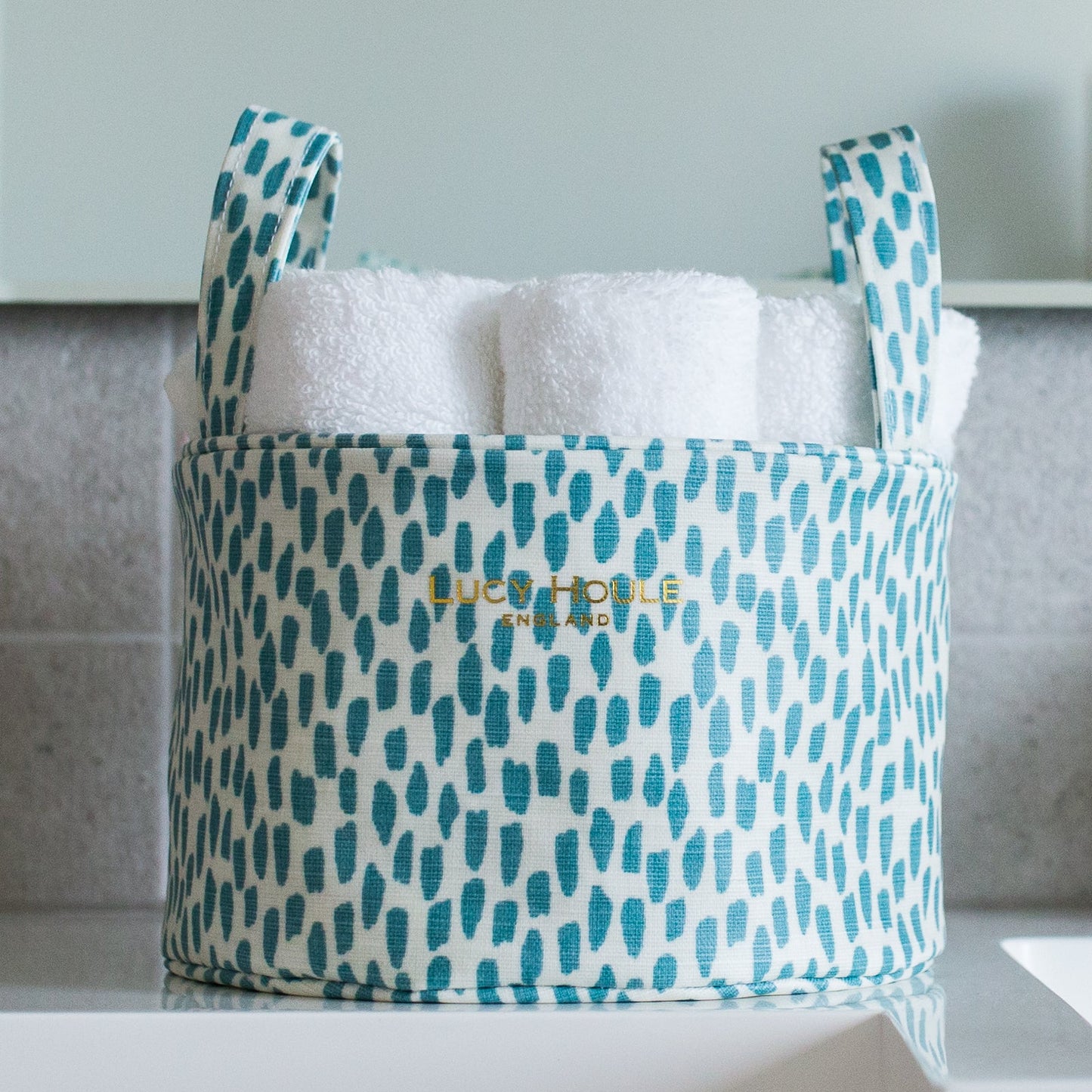 Aqua Cobblestone Small Tidy