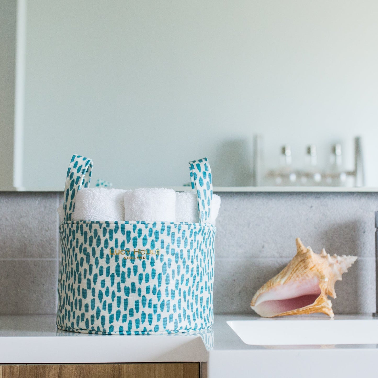 Aqua Cobblestone Small Tidy