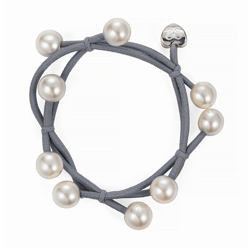 Grey Pearl Hair Bangle