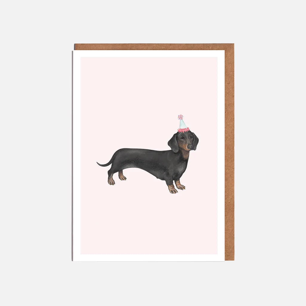 Dachshund Dog Card