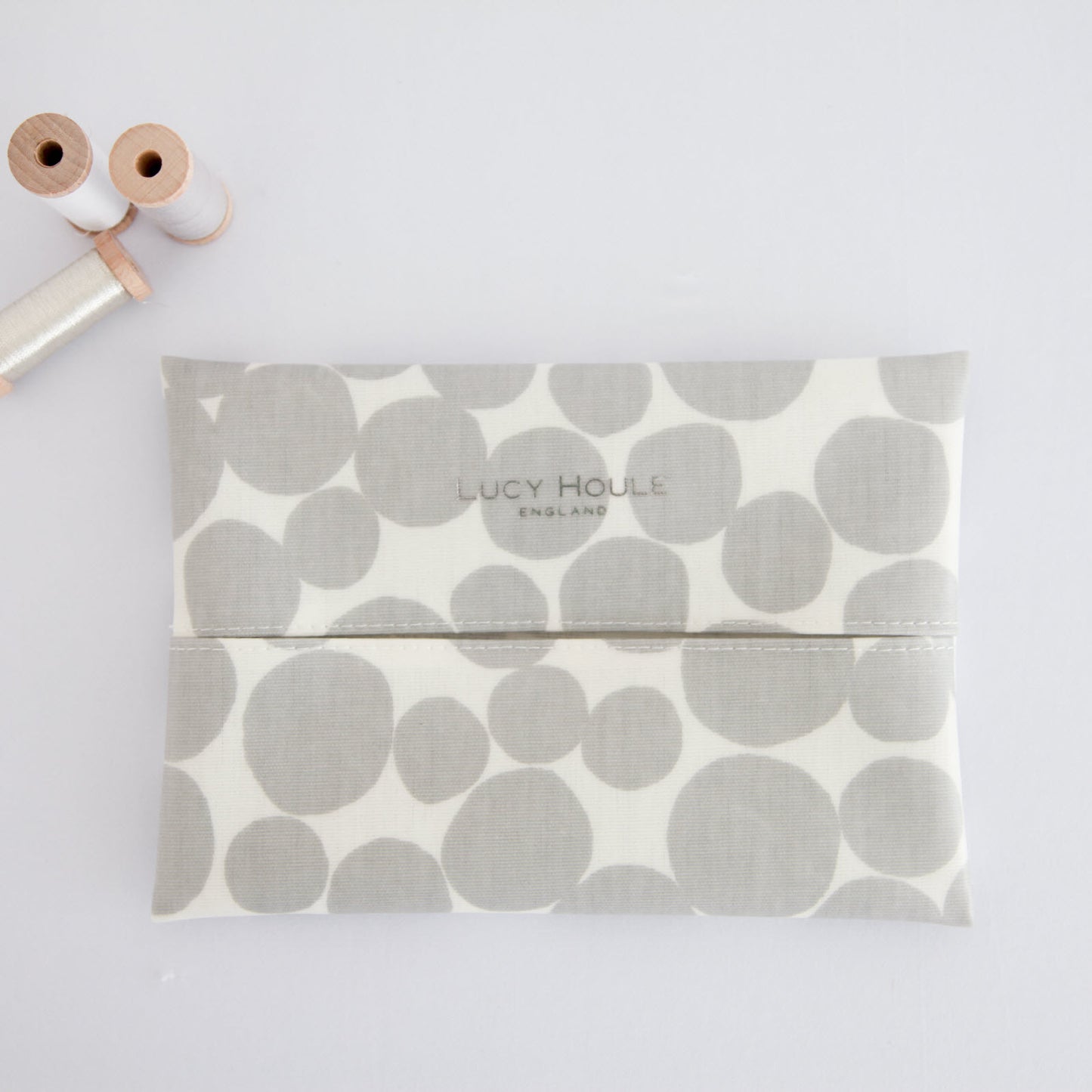 Grey Pebble Baby Wipe Holder
