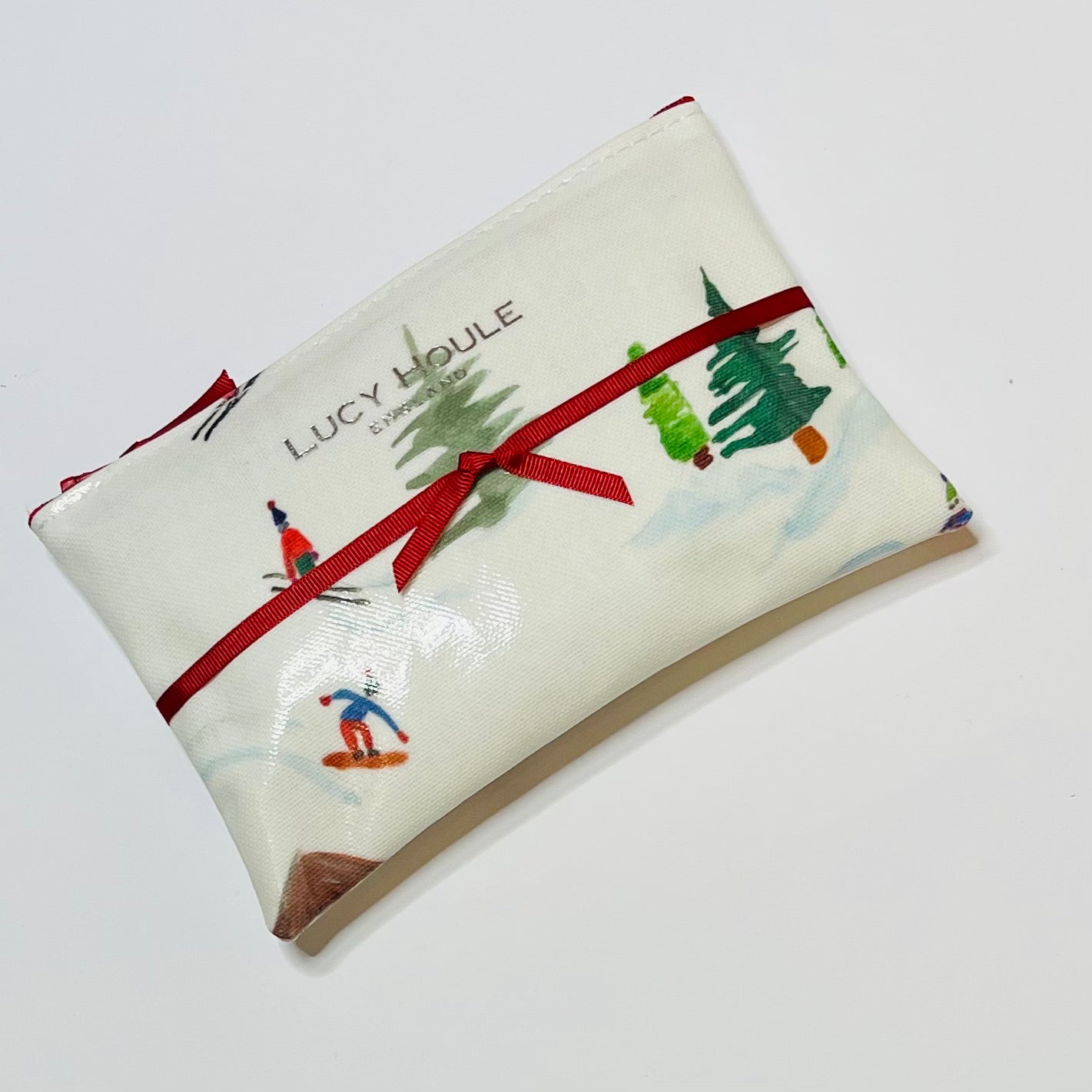 Skiing in the Trees Small Make-Up Bag