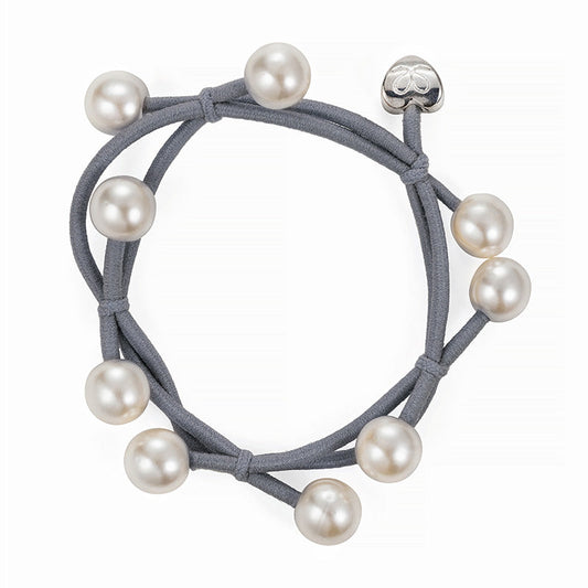 Grey Pearl Hair Bangle
