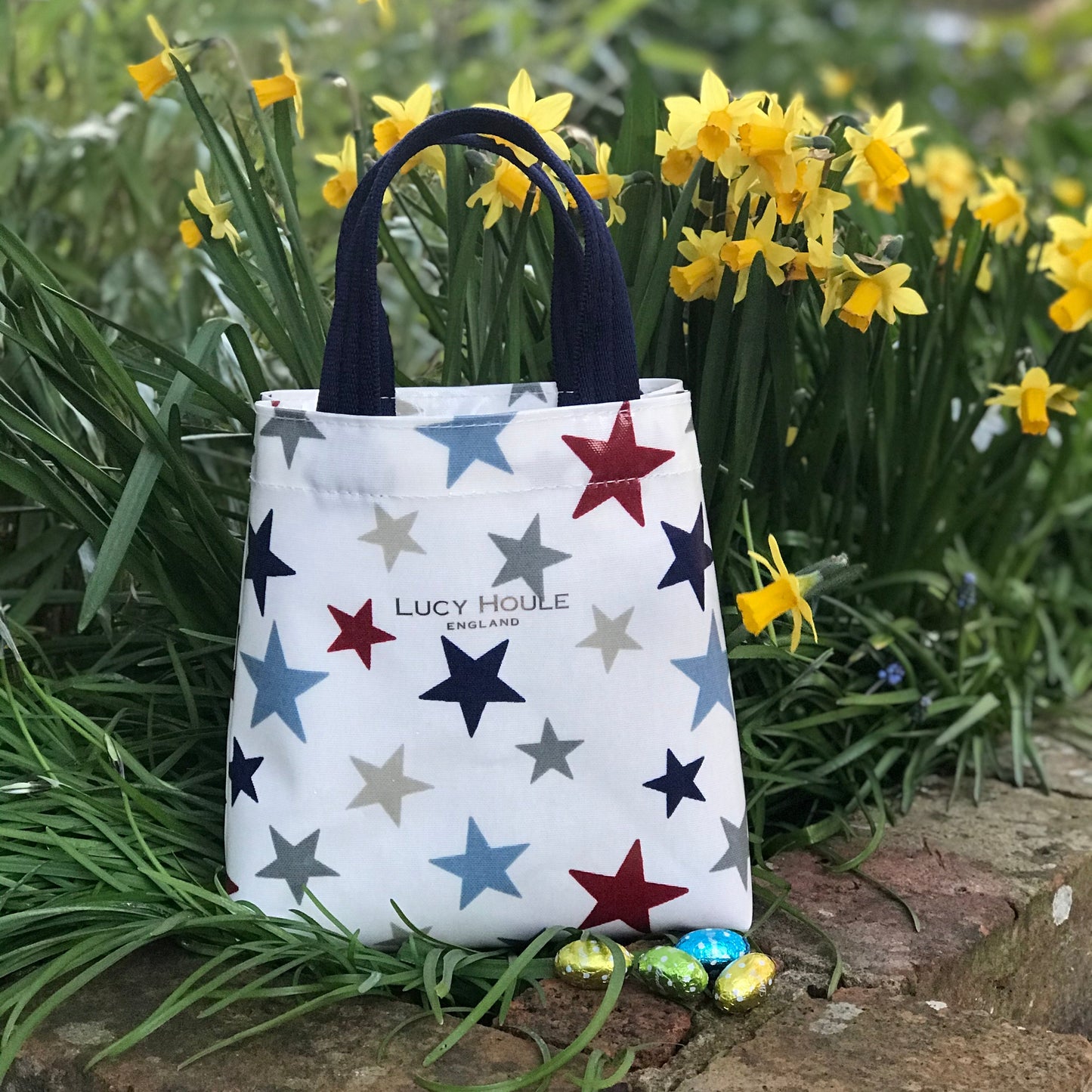 New England Star Blue Tots Tote Bag