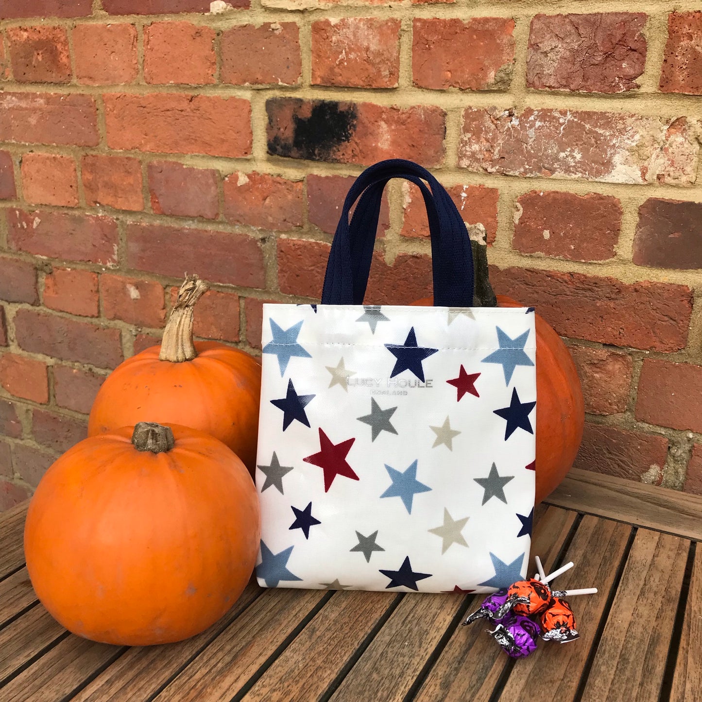 New England Star Blue Tots Tote Bag