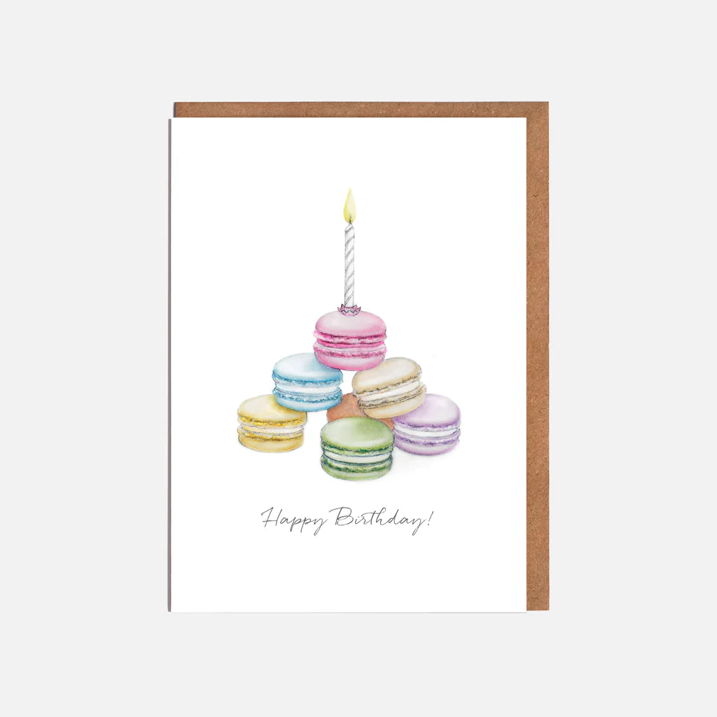 Happy Birthday Macaron Card